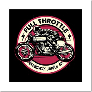 Full Throttle Motorcycle Posters and Art